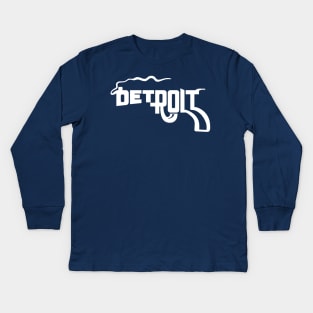 Mac's Detroit Gun Kids Long Sleeve T-Shirt